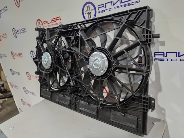 1355A528 MITSUBISHI Диффузор радиатора охлаждения, в сборе с мотором и крыльчаткой купить в Днепр