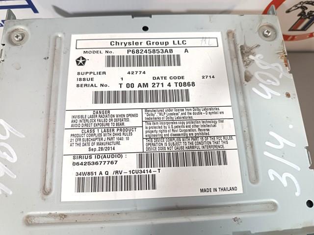 CHRYSLER 68245853AB Магнитола в наличии Ирпень
