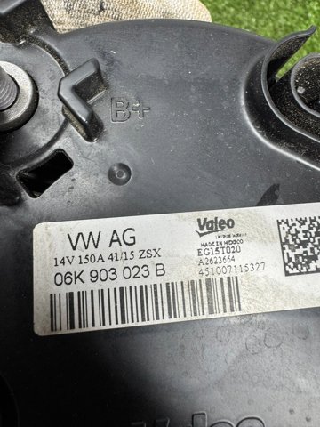 Генератор автомобиля 06K903023B VAG