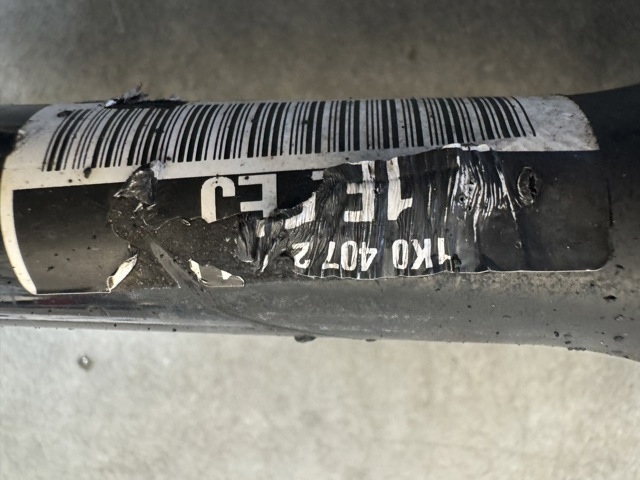 1K0407271NP VAG Полуось (привод) передняя левая купить в Полтава