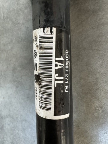 3C0407271AJ VAG Полуось (привод) передняя левая купить в Каменское