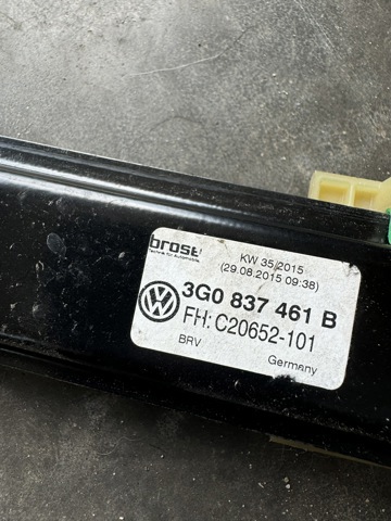 3G0837461B VAG Механизм стеклоподъемника двери передней левой купить в Черкассы
