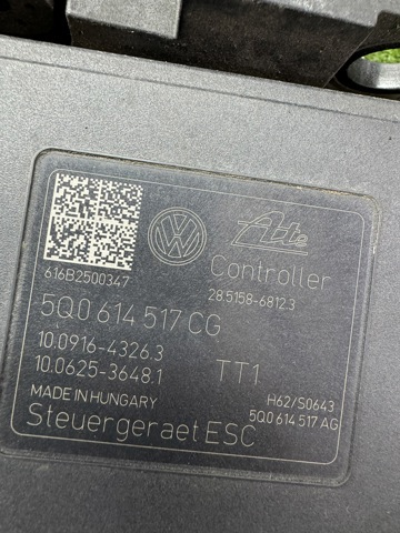 Блок ABS гидравлический 5Q0614517CG VAG