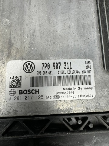 VAG 7P0907311 Блок управления двигателем в наличии Ровно
