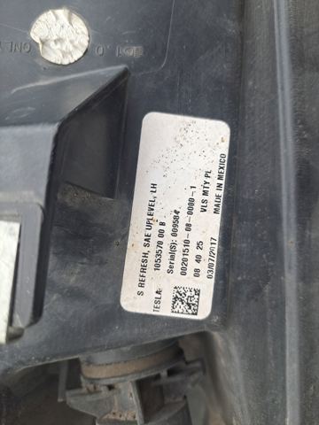 105357000B Tesla Model Левая фара купить в Тернополь