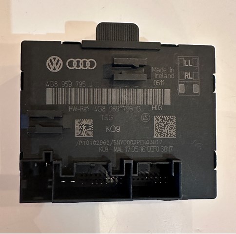Блок комфорта задней двери 4G8959795J VAG