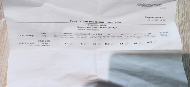 0445115027 Топливные форсунки купить Черкассы
