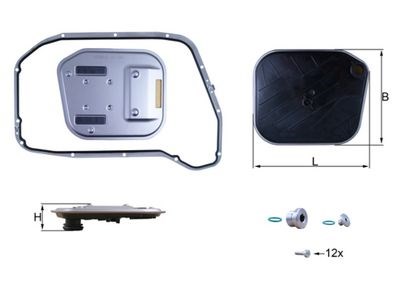 HX189KIT MAHLE Фильтр АКПП купить в Павлоград