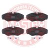 Колодки тормозные дисковые комплект 13046028702NSETMS MASTER-SPORT