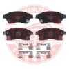 Гальмівні колодки передні opel astra j 1.4/1.6/1.3 cdti 2009- 13046072622nsetms