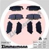 Тормозные колодки 215681501 ZIMMERMANN