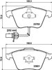 Передние тормозные колодки 8DB355009201 HELLA