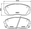 Передние тормозные колодки 8DB355012961 HELLA