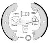 Задние барабанные тормозные колодки BBS6097 BORG&BECK