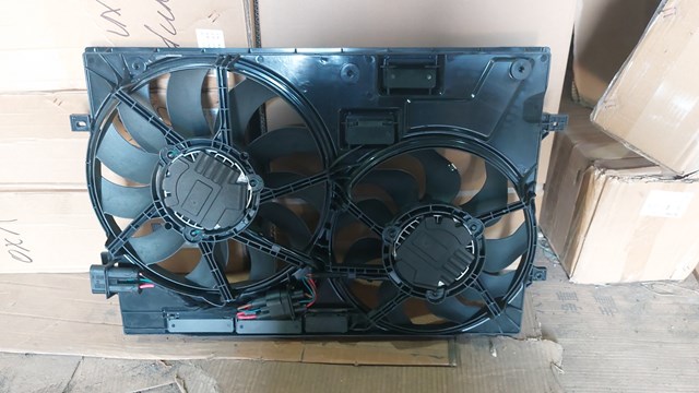VAG 5QN959455A Электровентилятор охлаждения в сборе (мотор+крыльчатка) правый в наличии Каменское