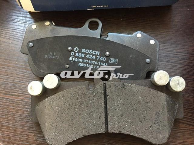 0986424740 BOSCH Колодки тормозные передние дисковые купить в Украина
