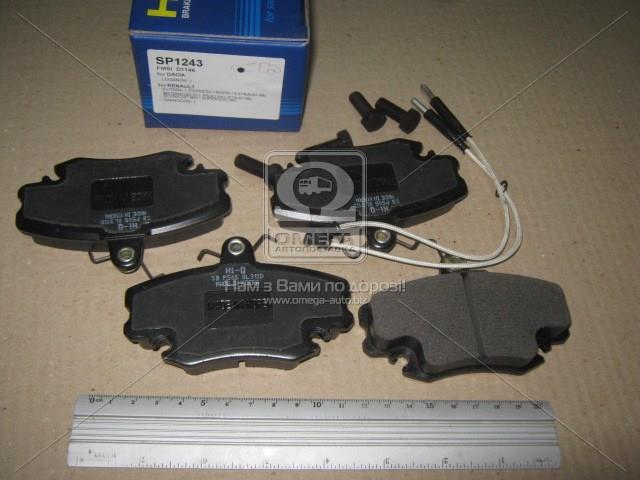 Колодки тормозные передние дисковые SP1243 SANGSIN
