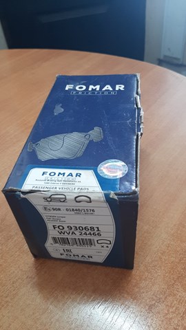 FOMAR FO930681 Передние тормозные колодки в наличии Черновцы