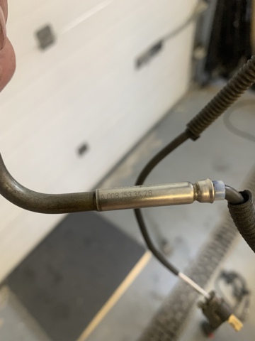 Датчик температуры выхлопных газов после сажевого фильтра Мерседес-бенц Виано