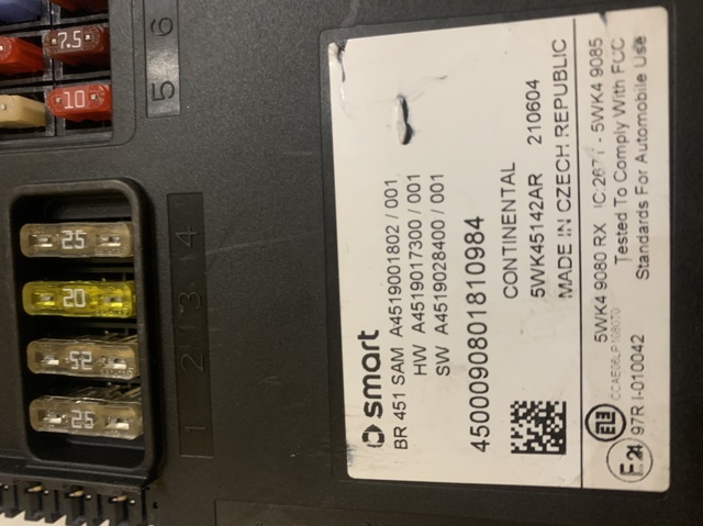 A4519001802 MERCEDES Модуль управления (ЭБУ) двигателем купить в Львов