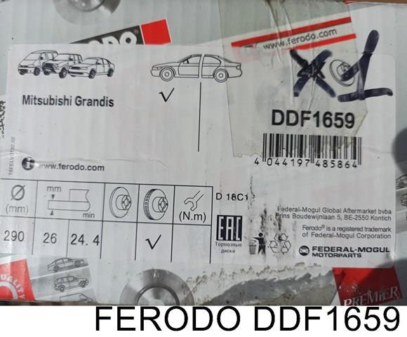 Ротор тормозной DDF1659 FERODO