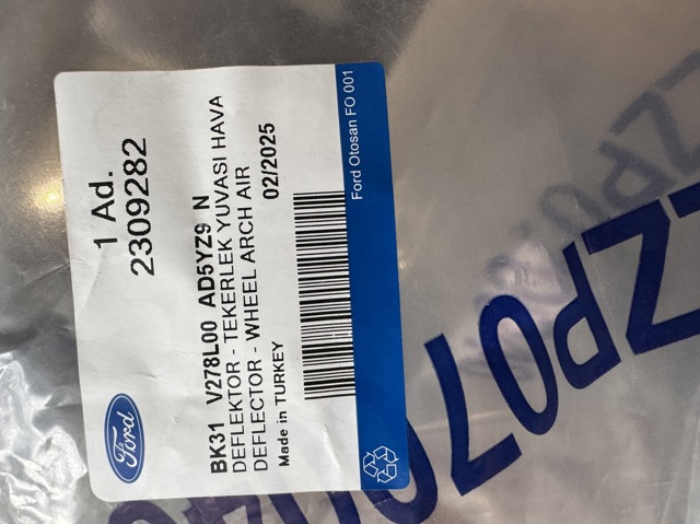Молдинг двери передней правой 2309282 FORD