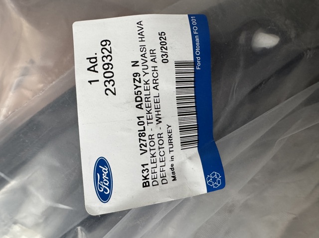 Молдинг двери передней левой 2309329 FORD