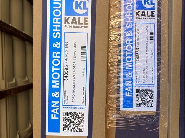 Диффузор радиатора охлаждения в сборе с крыльчаткой 348595 KALE