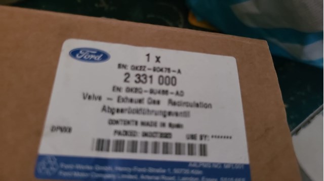 GK2Q9U466AD Клапан EGR рециркуляции газов купить Черновцы