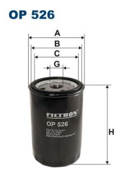 FILTRON OP526 Фильтр масляный в наличии Ровно