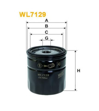 WL7129 Корпус масляного фильтра купить Киев
