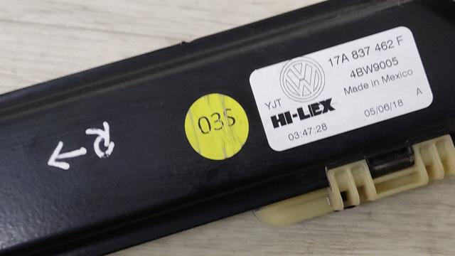 Механизм стеклоподъемника двери передней, правой 17A837462F VAG