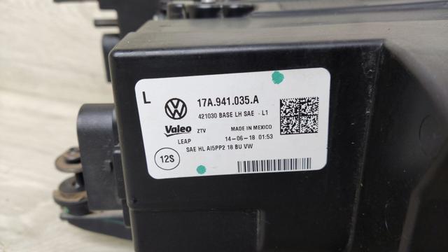 17A941035A VAG Левая фара купить в Ужгород