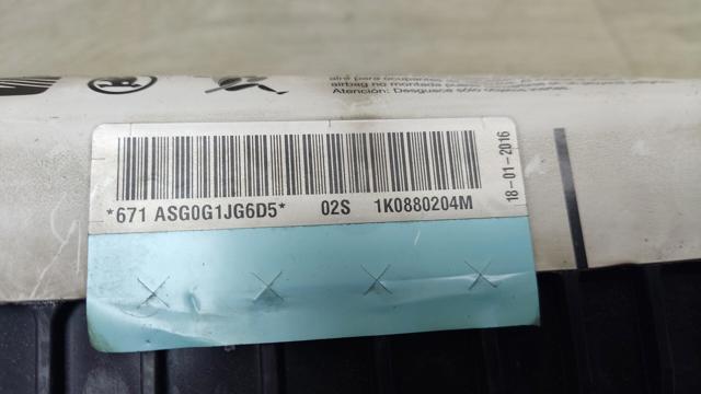 1K0880204M Подушка безопасности (AIRBAG) пассажирская купить Хмельницкий