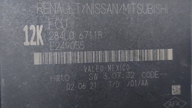 284L06711R NISSAN Модуль управления парктроником купить в Харьков