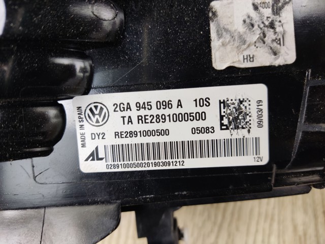Фара задняя правая внешняя 2GA945096A VAG