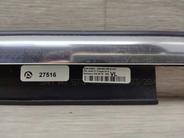 VAG 4G8853283B Молдинг опускного стекла двери передней левой в наличии Сумы