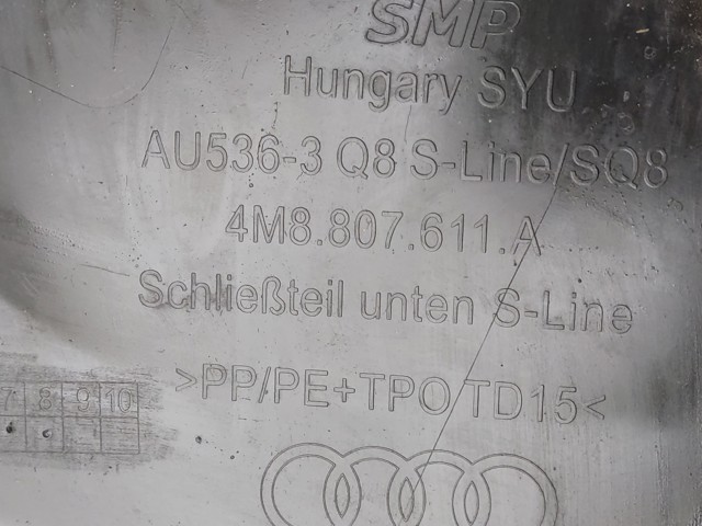 4M8807611A VAG Защита бампера переднего купить в Сумы