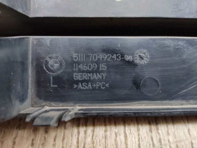 BMW 51117049243 Решетка бампера переднего левая в наличии Черновцы