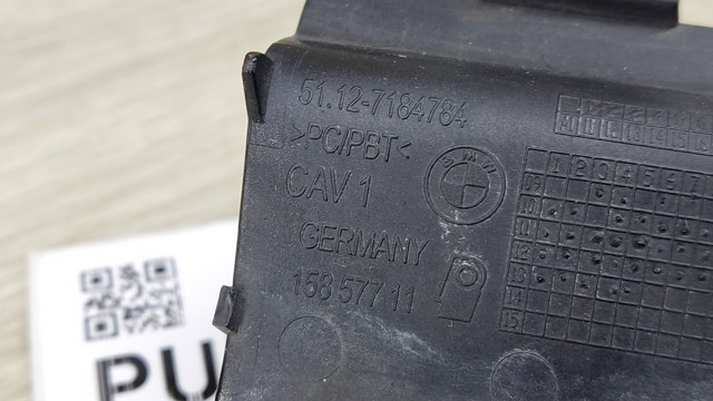 51127184784 Заглушка бампера буксировочного крюка задняя купить Хмельницкий