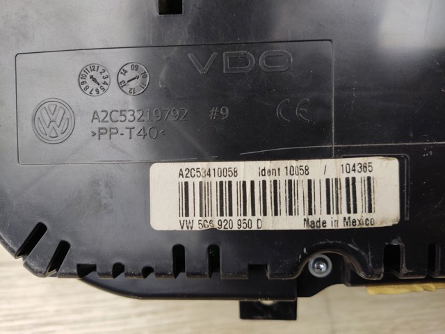 5C6920950D Панель приборов купить Чернигов