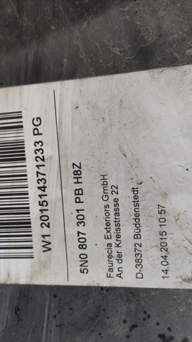 VAG 5N08075219B9 Спойлер заднего бампера в наличии Одесса