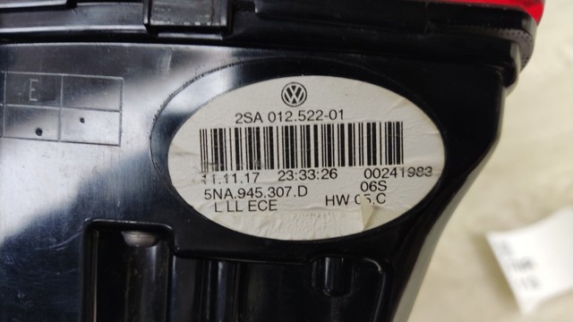 VAG 5NA945307D Фонарь задний левый внутренний в наличии Киев