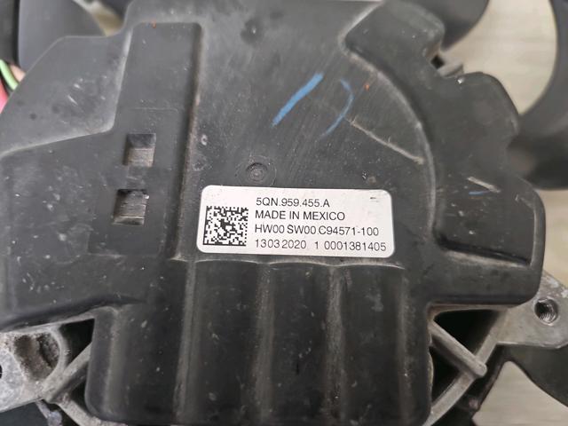 5QN959455A VAG Электровентилятор охлаждения в сборе (мотор+крыльчатка) правый купить в Черновцы