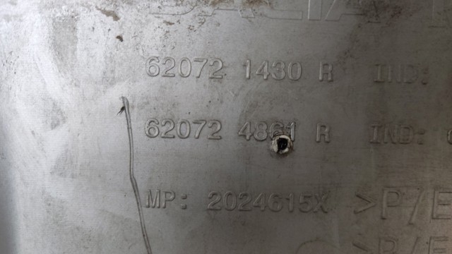 Передний клык бампера 620721430R RENAULT