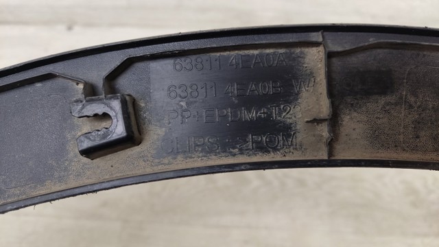 Расширитель передней арки колеса, левый 638114EA0B NISSAN