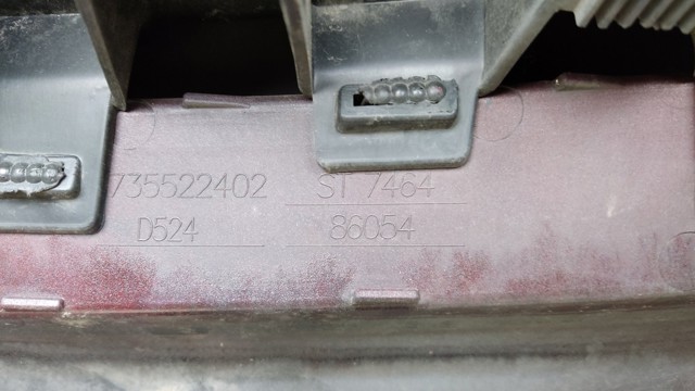 FIAT 735522402 Передний бампер в наличии Винница