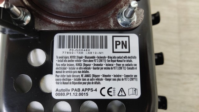 77820TXMA80 HONDA Подушка безопасности (AIRBAG) пассажирская купить в Ужгород