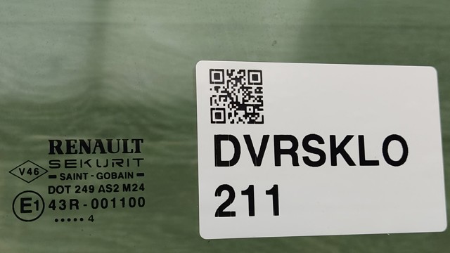 RENAULT 8200211198 Стекло двери передней правой в наличии Чернигов