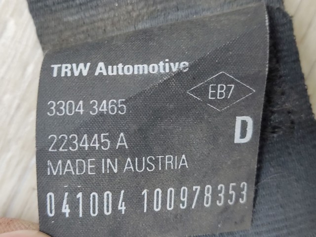 8200223445 RENAULT Ремень безопасности купить в Ужгород